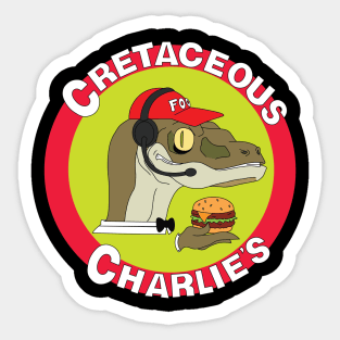 Cretaceous Charlie's Sticker